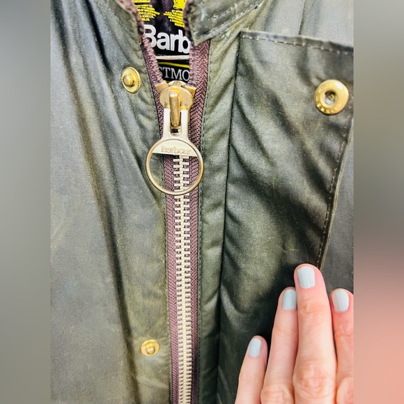 Barbour Vintage Westmorland Waxed Hunting Gilet Vest | Size M - Picture 7 of 16